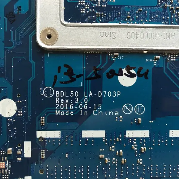 HP 858583-001 858583-501 858583-601 Carte mère LA-D703P