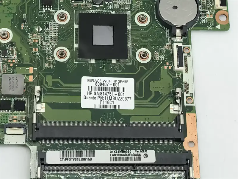 HP 809407-001 809407-501 DA0X22MB6D0 Carte mère 15-AB