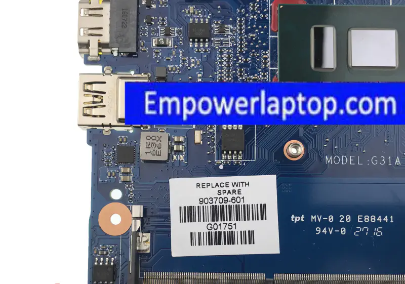 HP Probook 450 G2 784118-001 784118-501 Carte mère ZPL40/ZPL50/ZPL70 LA-B181P