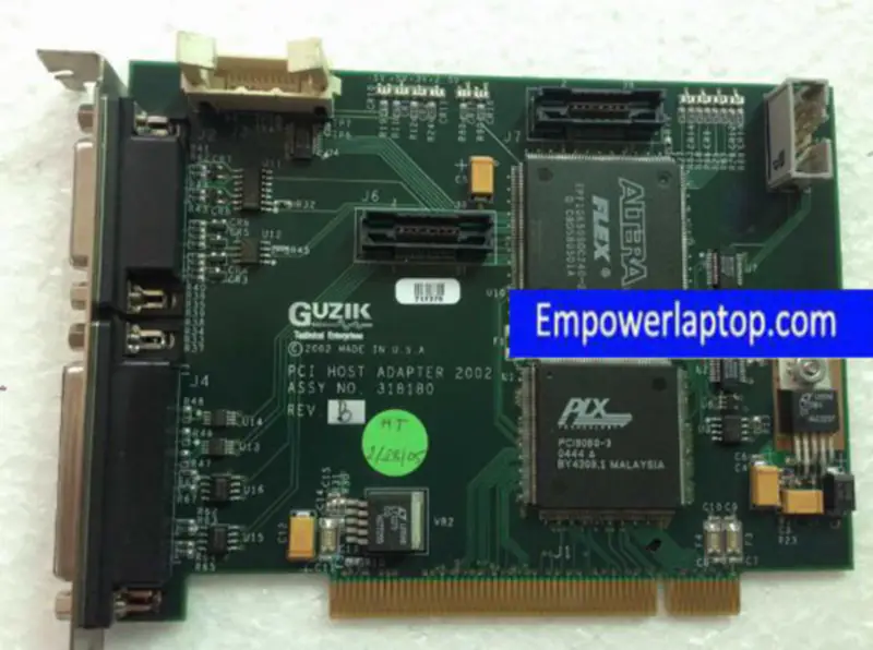 GUZIK PCI HOST ADAPTER 318180 318183 Carte de capture d'images