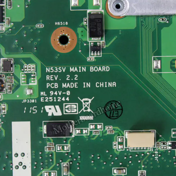Carte mère Asus 60-NBGMB1000 N53SN ATX