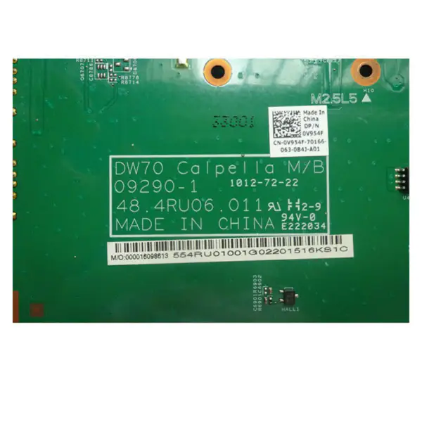 Carte mère ATX Dell 0V954F 3700