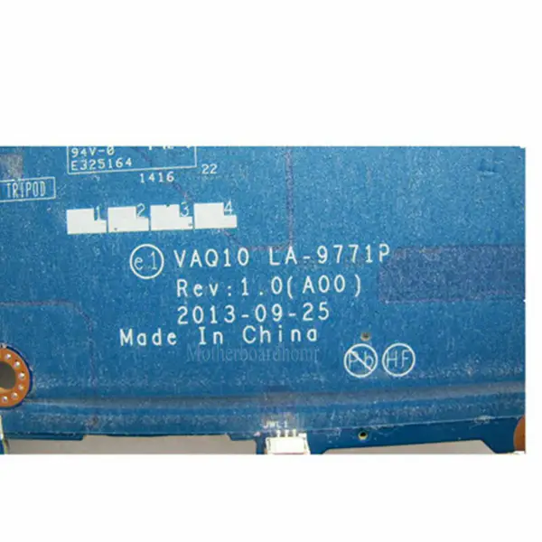 Carte mère Dell DAG37AMB8D0LA-9771P LA-9771P