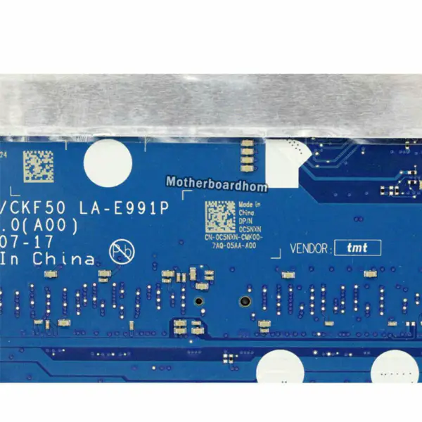 Carte mère Dell LA-E991P LA-E991P