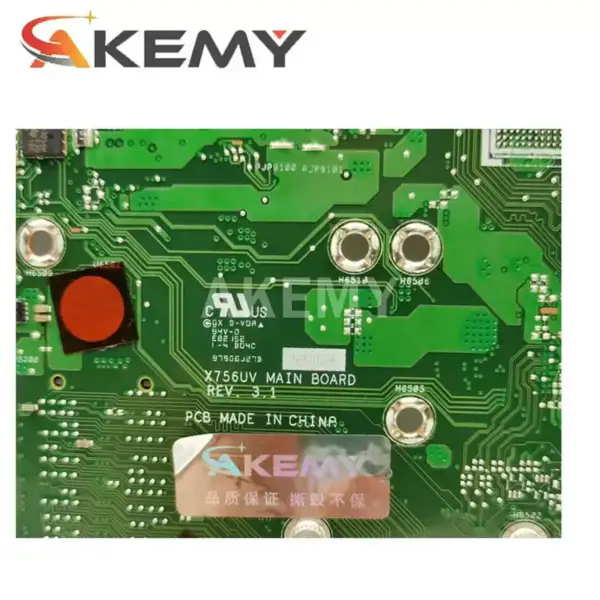 Carte mère Asus X756UA X756UA ATX
