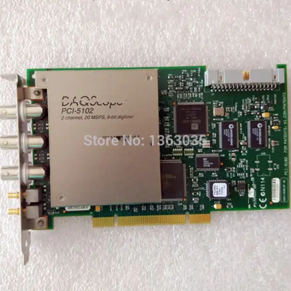 NI PCI-5102 numériseur 8-bit 2 voies 20 MSPS pour DAQScope