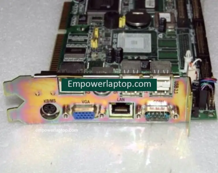 Advantech PCA-6180 PCA-6180E2 carte mère industrielle avec 2*portsLAN ,4*USB ,2*ports clavier, VGA, COM