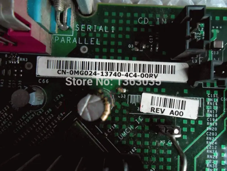 Carte mère Dell CN-0MG024 0MG024