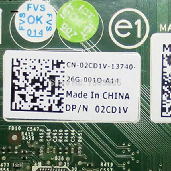 IBM 02CD1V 2CD1V CN-02CD1V carte mère de serveur pour POWEREDGE T620