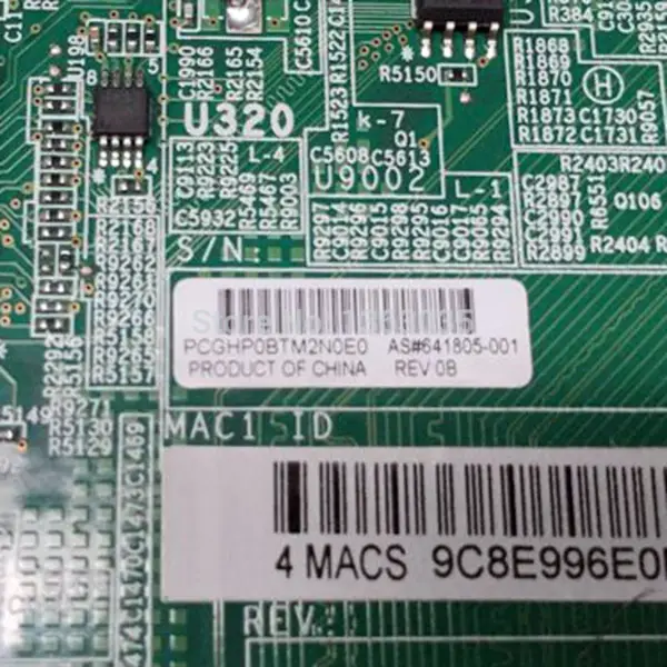Carte mère HP 641805-001