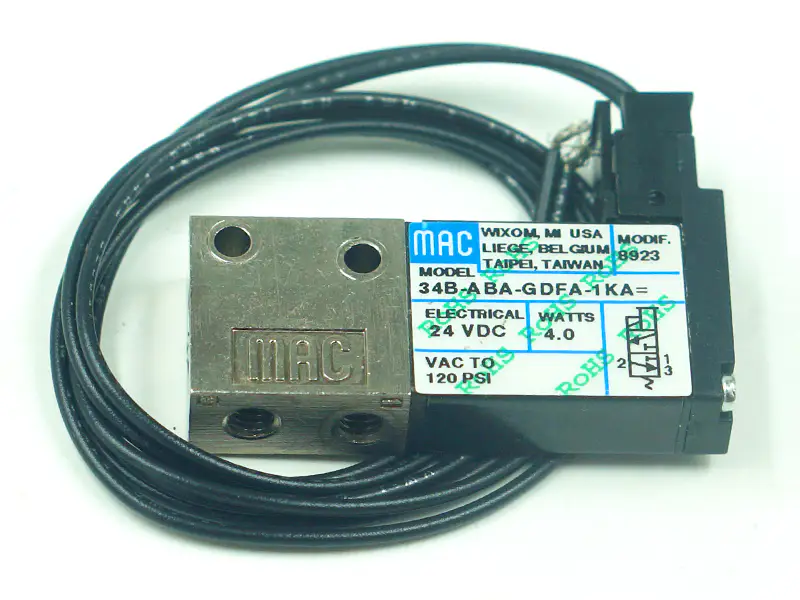 MAC 34B-ABA-GDFA-1KA Électrovanne