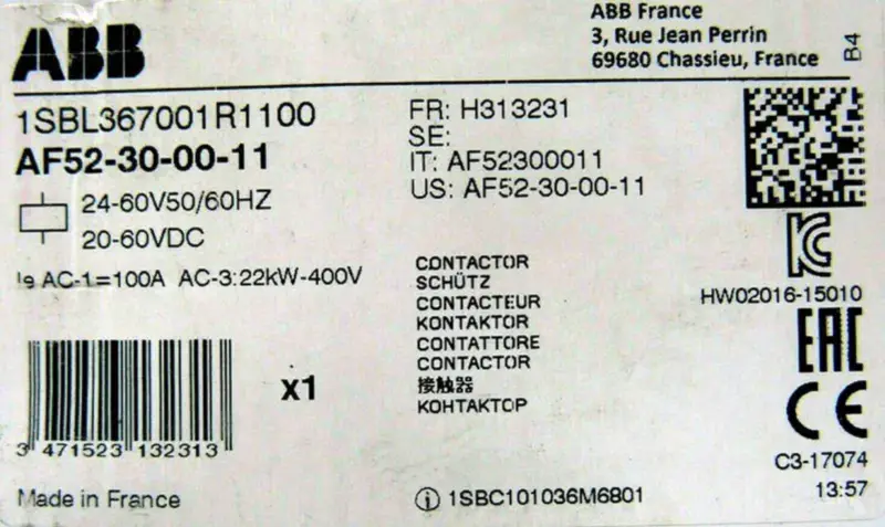 ABB AF52-30-00-11 Module PLC