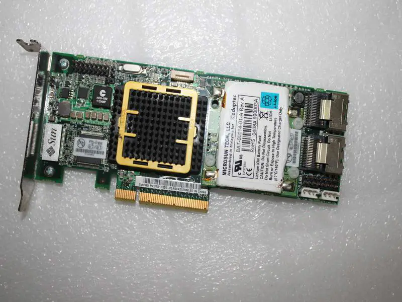 SUN 375-3536 Carte PCI-E SAS RAID Array avec batterie
