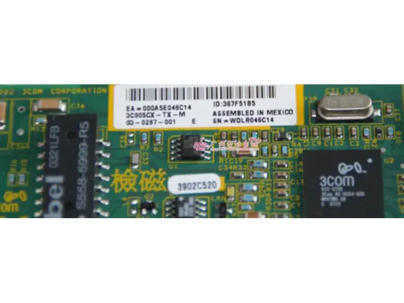 3Com 3C905CX-TX-M 10/100Mbps carte réseau Ethernet PCI
