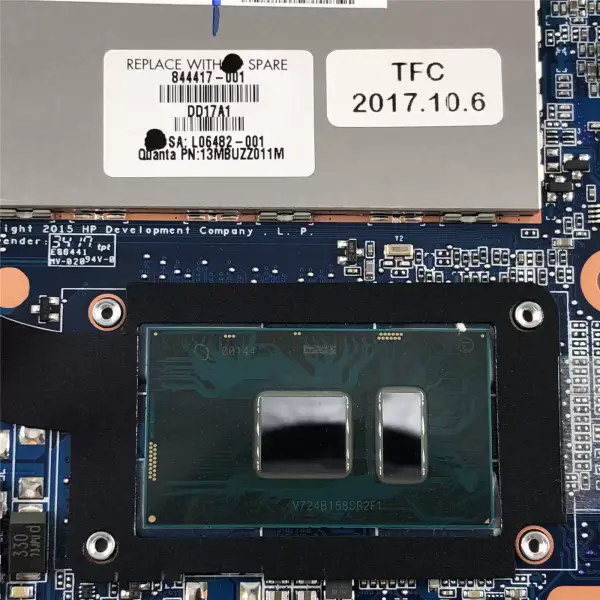 HP Probook 450 G2 784118-001 784118-501 Carte mère ZPL40/ZPL50/ZPL70 LA-B181P