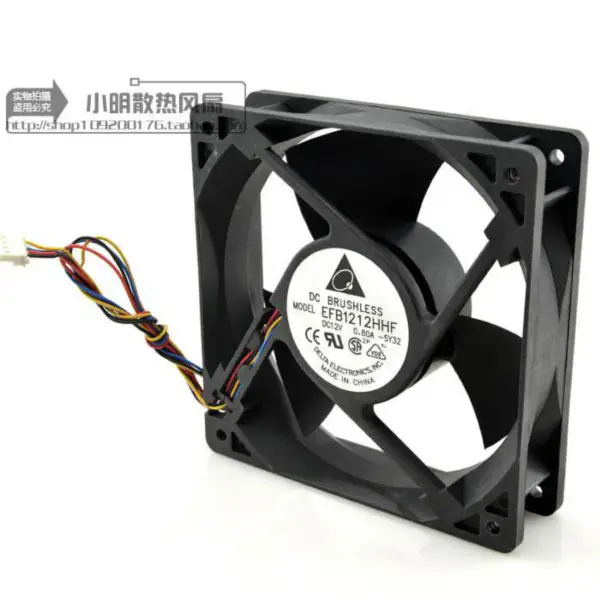 Delta EFB1212HHF 12V 0.80A 12CM 12038 ventilateur