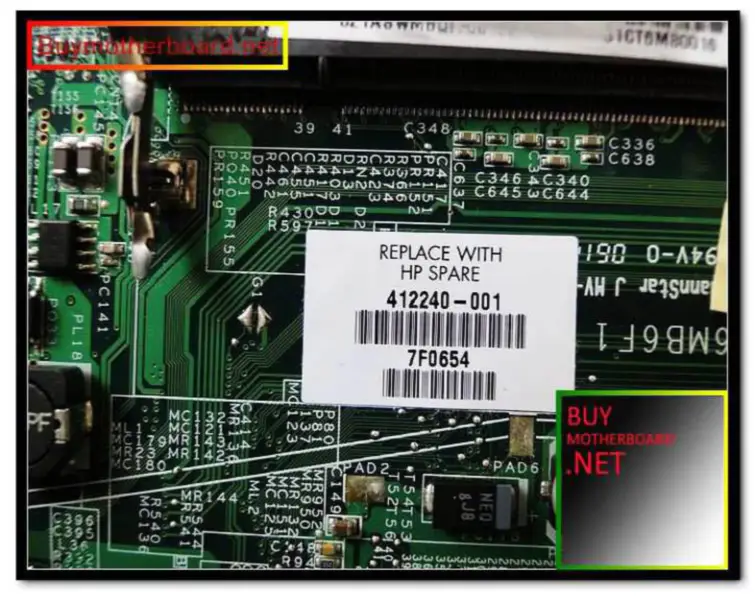 Carte mère 412240-001 pour HP pavilion DV1000