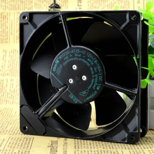 EBM W1G115-AT25-10 12V 13W 12738 Ventilateur 13CM 3 fils