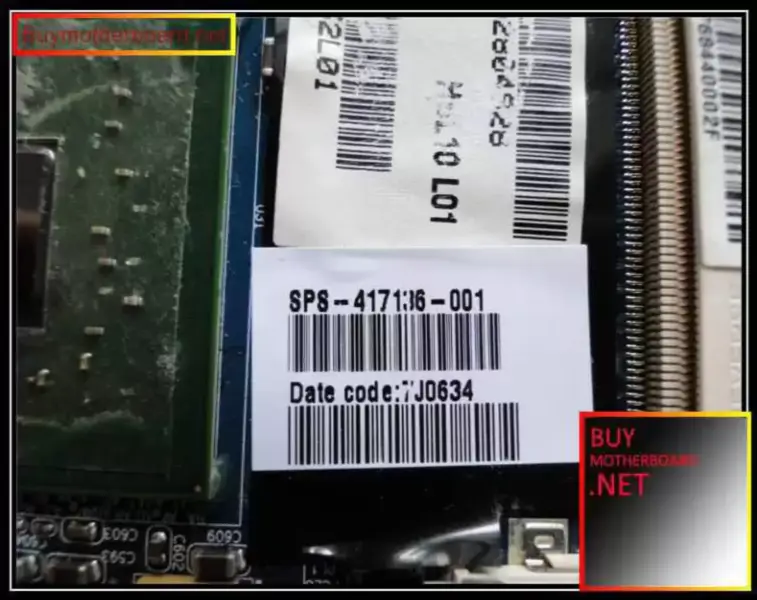 Carte mère HP DV8000 417136-001