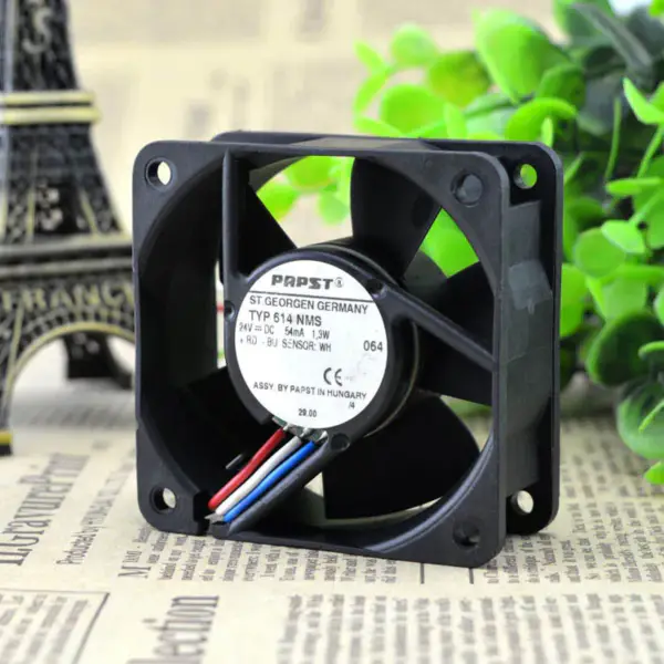 PAPST TYP614 NMS 24V1.3W 6CM6025 Ventilateur 3 fils