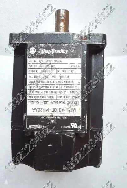 ALLEN-BRADLEY Moteur MPL-A310F-MK22AA