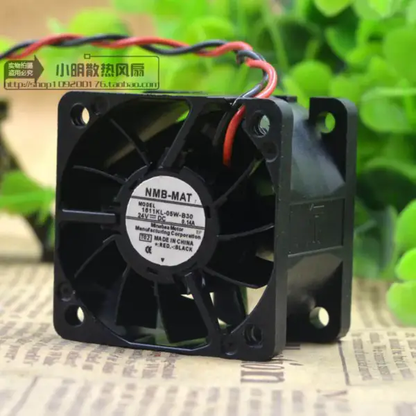 NMB 4028 24V 0.14A 1611KL-05W-B30 Ventilateur 4cm 2 fils