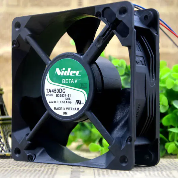 NIDEC 24V 0.50A 12038 TA450DC B33534-51 ventilateur