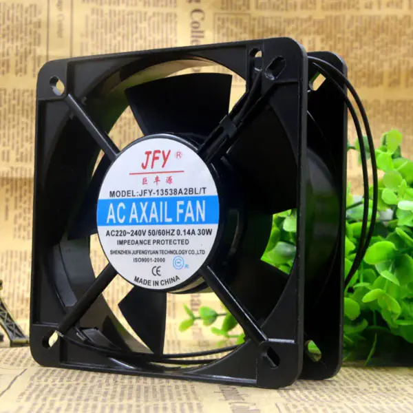 JFY JFY-13538A2BL/T 220V 30W 0.14A Ventilateur 13.5CM