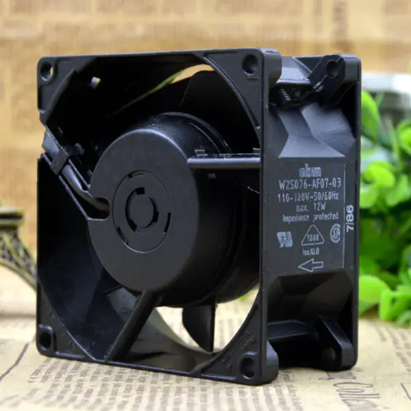 EBM W2S076-AF07-03 8CM 8038 Ventilateur 110V 12W