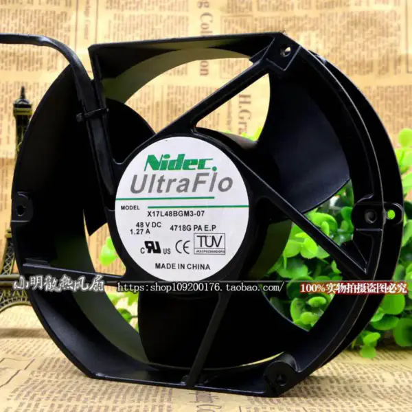 NIDEC X17L48BGM3-07 48V 1.27A ventilateur 172*150*51