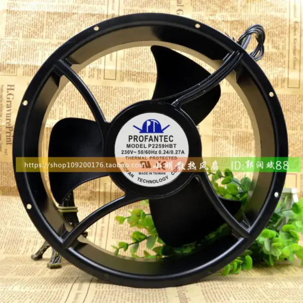 PROFANTEC P2259HBL 25489 254*89MM 230V ventilateur