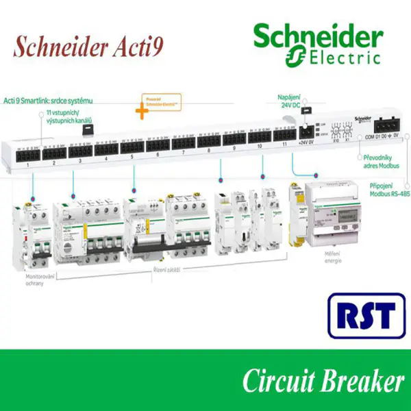 installation électrique sécurisée C40 1 pôle 40a mcb