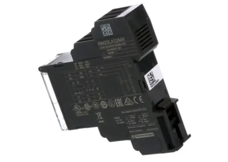 Schneider 3 phase RM17TE00 Zelio 24V 5A Module DC Voltage Control Relay 208~480 VAC