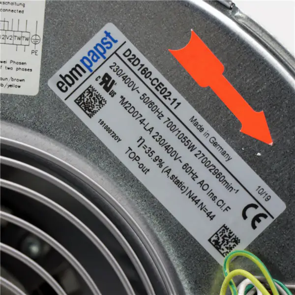 Ventilateur Ebmpapst D2D160-CE02-11