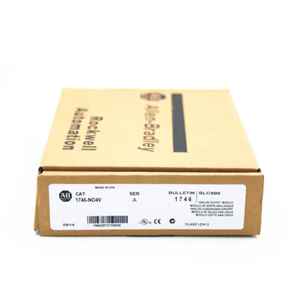 Allen-bradley Rockwell Automation Inject Molding Analogique Simple Unitary PLC Stock Allen Bradleu 1746-NO4V