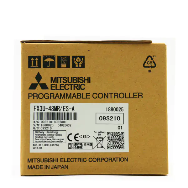 Mitsubishi FX3U-48MR Logiciel de programmation de contrôleur PLC FX3U 48MR meilleur et moins cher