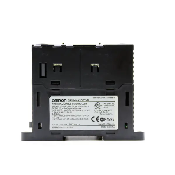 Automatisation Machine Contrôleur Omron PLC CP1E N20 CPU Module CP1E-NA20DT-D