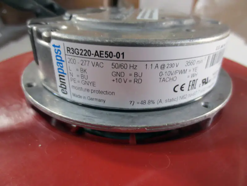 Ebmpapst R3G220-AE50-01 EC200-277V Ventilateur