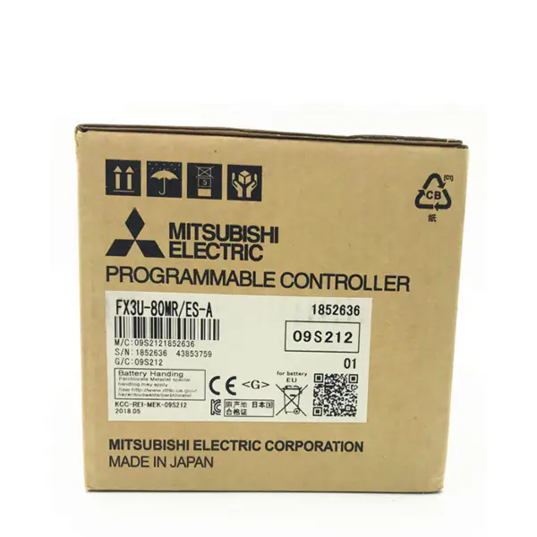 FX 3U 80M FX3U-80MR/ES-A Mitsubishi FX3U 80MR Unités principales PLC avec 80 E/S