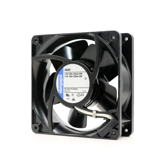 taille 119 x 119 x 38mm 115 V AC débit d'air 180m3 / h 3100rpm 4606X ebmpapst ventilateur de refroidissement