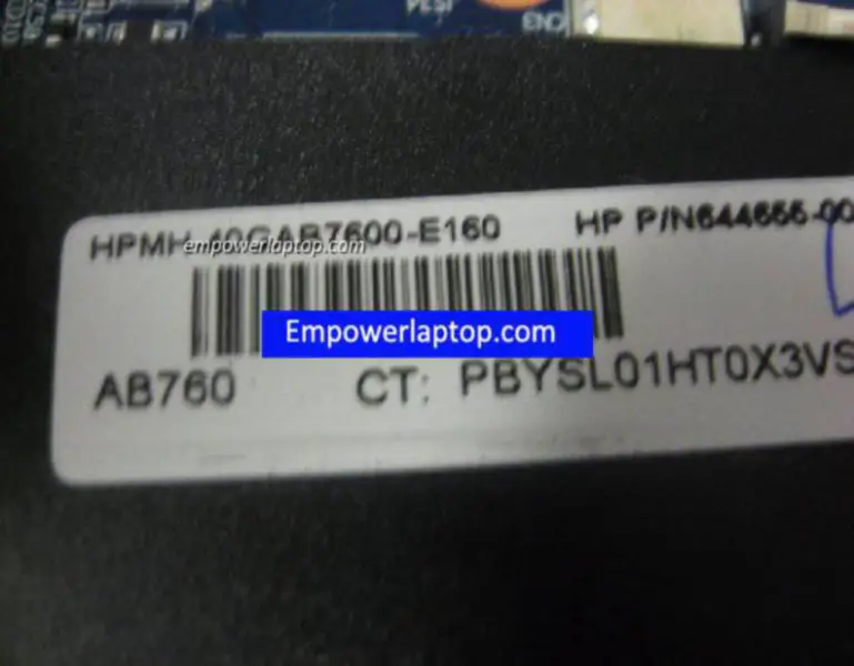 HP DV7-6000 645384-001 Carte mère