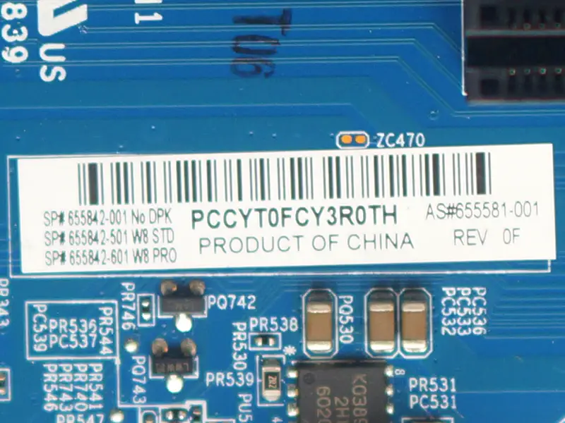 HP Z220 CMT 655842-001 655581-001 Carte mère pour station de travail