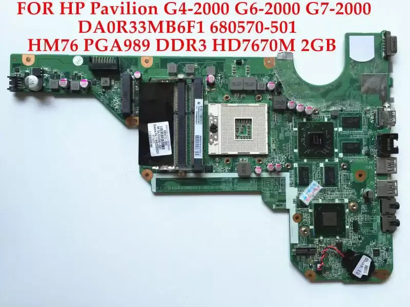 Carte mère HP G4 G6 680570-501