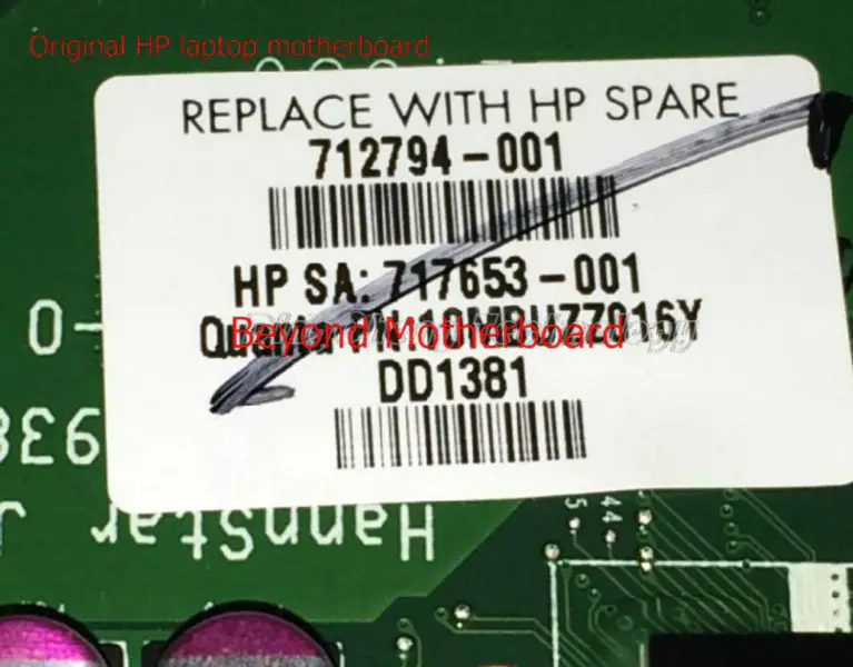 Carte mère HP 712794-001 pour pavillon