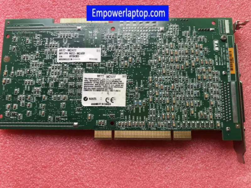 MATROX Meteor-Ⅱ MET2-MC/4/8F 751-0201 REV.A Carte de capture d'images