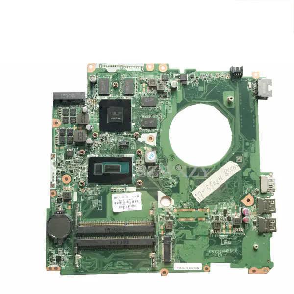 HP 17-K 17T-K 782621-001 782621-501 782621-601 DAY31AMB6C0 Carte mère