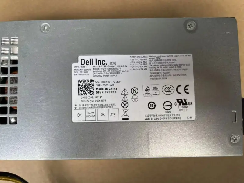 Alimentation Dell DPS-220UB A L220AS-00