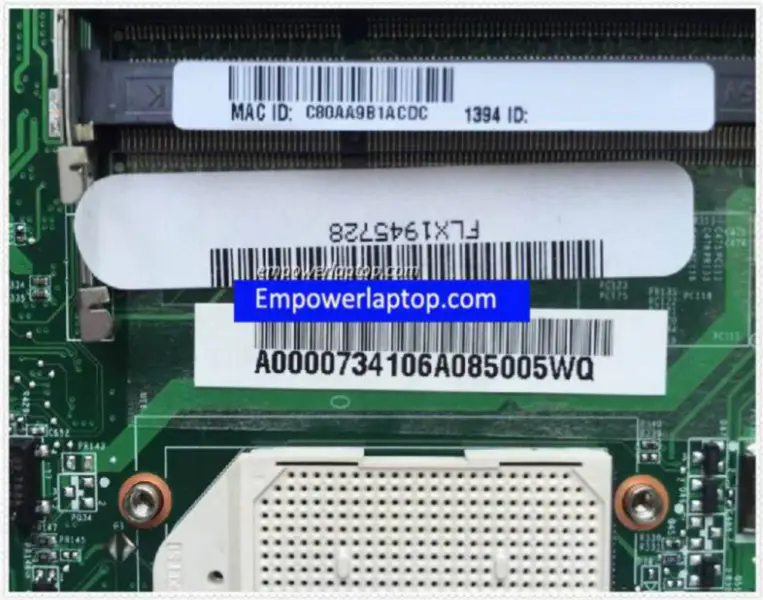 Carte mère Toshiba Satellite L645