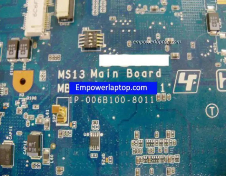 Sony MS13 1P-006B100-8011 MBX-149 A1227937A Carte mère