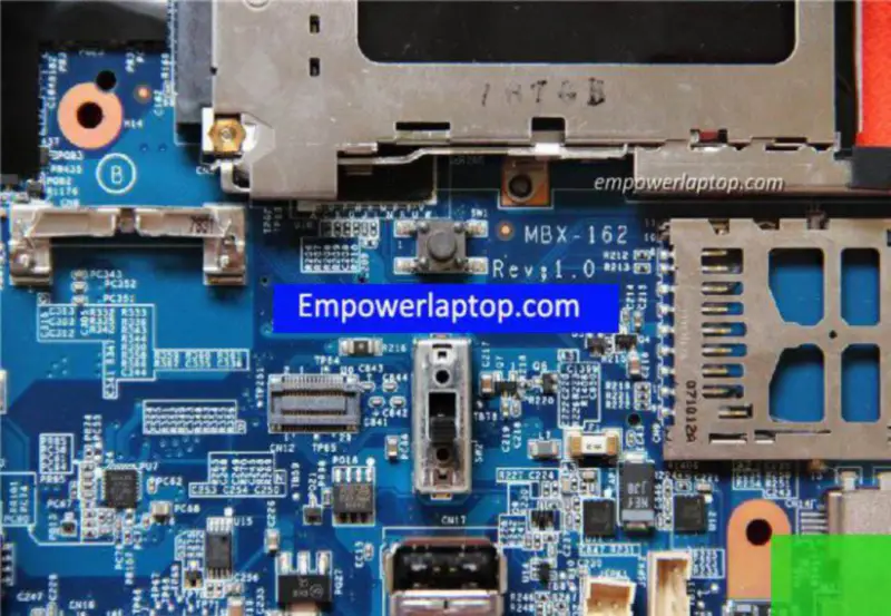 Sony A1229978A MS52 MBX-162 1P-006A502-8010 Carte mère